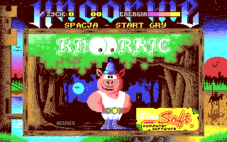 Knoorkie - The Pig Title Screen
